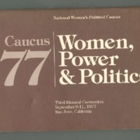 1977 NWPC Third Biennial Conference Program